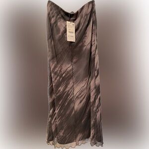 Zara Mesh Long Skirt Sz S BNWT